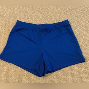 Cheer Dance Shorts Adult XS Blue Cheerleading.com